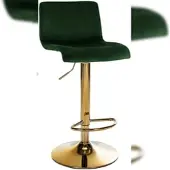 Proregal CHEFGASTRO Barhocker MAUI Samt G HxBxT 83x39x36cm Samt Grün Barstuhl
