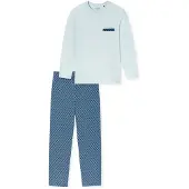 Schiesser Pyjama Comfort in hellblau | Gr.: 60