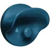 Kartell Kleiderhaken, Ø 11 cm, blau - , Kleiderhaken, Blau, für Flurbereich, Kunststoff, Design