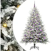 vidaXL Maren (mit 300 LEDs und 120 lila Bällen)