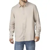 Riverso Leinenhemd Herren Regular Fit RIVFabio Regular Fit Beige XL