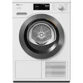 Miele TEC645WP EcoSpeed&8kg Wärmepumpentrockner T1 Chrome Edition (8 kg, Lotosweiß)