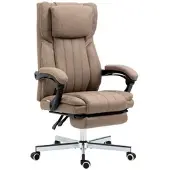 Vinsetto BÜROSTUHL mit Massagefunktion, Ergonomischer Schreibtischstuhl mit Liegefunktion