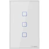 Sonoff T2US3C - 3-gang Wi-Fi Smart Wall Switch US - White