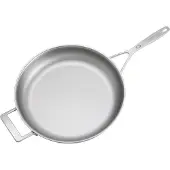 Demeyere Bratpfanne NanoTouch Edelstahl 5 Schichten 32 cm Induktion Silber