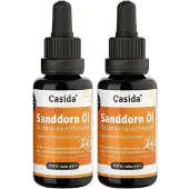 Casida Sanddornöl Sanddornfruchtfleischöl naturrein äth. 2x 2x30 ml Ätherisches Öl