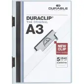 Durable DURACLIP, A3, Blau, 60 Blätter, 1 Stück(e)