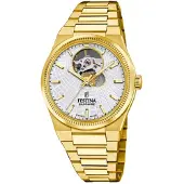 Festina Damenuhr Swiss Made Armbanduhr Edelstahl gold UF20064/1
