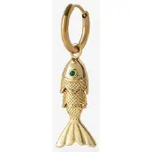 Sissy-Boy Einzelner Ohrring Fisch - Goldfarben
