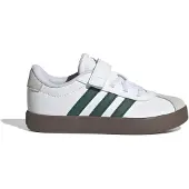 Adidas Kinder Sneaker VL COURT 3.0 EL C KK4550 33 1/2 - Ftwr White/Collegiate Green/Gum5 - 33 1/2