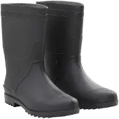 vidaXL Gummistiefel Schwarz Größe 45 PVC