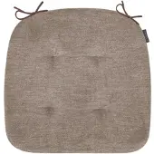 Magma Heimtex Magma Stuhlkissen Alfa 41x41x3,5 cm | braun - braun