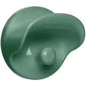Kartell Kleiderhaken, Ø 11 cm, grün - , Kleiderhaken, Grün, für Flurbereich, Kunststoff, Design