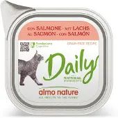 Almo Nature Daily mit Lachs Katzen-Nassfutter (100 g)