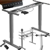 TecTake Tischgestell Twain 110 - 168 x 60 x 60 - 125 cm