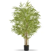 TecTake Künstlicher Bambusbaum Bambosa Verschiedene Größen Detailliert und Naturgetreu 50 x 50 x 150 cm Grün