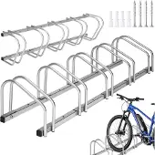 TecTake - Fahrradständer für 5 Fahrräder - Stahl - stabil (für Boden oder Wand) - 402379