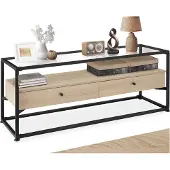 TecTake Sideboard Maidenhead Industrial Style 121,5 x 41,5 x 50,5 cm
