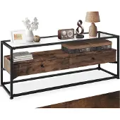 TecTake Sideboard Maidenhead Industrial Style 121,5 x 41,5 x 50,5 cm