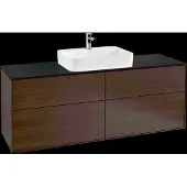 Villeroy & Boch V&B Waschtischunterschrank Wandbeleuchtung Finion 160x60,3cm, EM, Abd.-Pl. bla m, wal ven