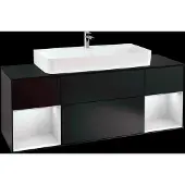 Villeroy & Boch V&B Waschtischunterschrank FINION 1600x603x501 Abdpl bl Reg wh ma/bl ma