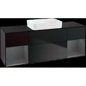 Villeroy & Boch V&B Waschtischunterschrank FINION 1600x603x501mm m Apl. Gl bl ma Regalelem