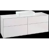 Villeroy & Boch V&B Waschtischunterschrank FINION 1600x603x501 Abdpl wh/wh ma