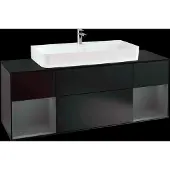 Villeroy & Boch V&B Waschtischunterschrank FINION 1600x603x501 Abdpl bl Reg anth ma/bl ma