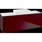 Villeroy & Boch V&B Waschtischunterschrank Wandbeleuchtung Finion 160x60,3x50,1cm, Gl. wh. m, Peony Matt