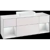 Villeroy & Boch V&B Waschtischunterschrank FINION 1600x603x501 Abdpl wh Reg wh ma/wh ma