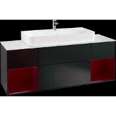 Villeroy & Boch V&B Waschtischunterschrank FINION 1600x603x501 Abdpl wh Reg Peony/bl ma