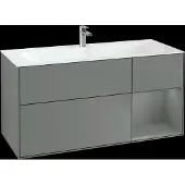 Villeroy & Boch V&B Waschtischunterschrank Wandbeleuchtung Finion 119,6x59,1cm, Rg r Ol m Lac, Oli. m Lac