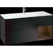 Villeroy & Boch V&B Waschtischunterschrank Wandbeleuchtung Finion 119,6x59,1cm, Reg re wal ven, bla m Lac