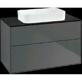 Villeroy & Boch V&B Waschtischunterschrank Wandbeleuchtung Finion 100x60,3x50,1mm, Gl. bla m, Anthrac. m