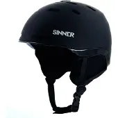 Sinner Skihelm Kaiser Matte Black Black-M