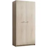 Masseno Drehtürenschrank MALVITO 81/183/52cm 2-türig Schlafzimmer Schrank Kleiderschrank Sonoma Eiche