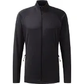 Haglöfs - Stretch-Fleece aus recycelten Fasern &ndash; Herren &ndash; Korp Mid Jacket - Korp Mid Jacket M True Black für Herren - Größe L - schwarz