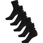 Hummel Socken - hmlMake My Tag - 5er-Pack - Schwarz m. Logo - - 28/31 - Socken