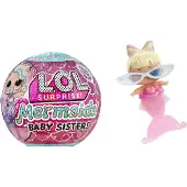 L.O.L. Surprise! Mermaids! Baby Sisters with Color Tails, Mini-Puppe, Weiblich, 4 Jahr(e), Junge/Mädchen, Mehrfarbig