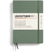 BOKUS Notebook A5 Medium Linjerad Olive