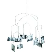 Kikkerland fotomobil mit Klammern 41 x 56 cm Stahl silber