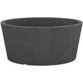 Scheurich Pflanzgefäß 'C-Cone', stony black, ca. Ø 39 x H 18 cm