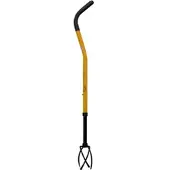 Tornadica Manueller Kultivator Mini Gartenkralle Vertikutierer Wurzelzieher Unkrautkralle mit Stiel Gartenfräse Bodenlockerer Unkrautstecher