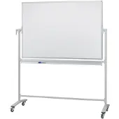 Franken Whiteboard Mobil mit Drehfunktion Emaille