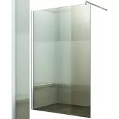 FA-Bausysteme Dein Bau Projekt Walk-In Duschabtrennung Teilsatiniert 40 x 200 cm