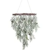 Creativ Green künstliche Pflanze Koniferenhänger, 50x55cm, frost