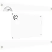 Allboards Glasboard 150x120 cm, Transparent
