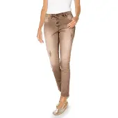 HEINE Boyfriend Hose in mocca used | Gr.: 21
