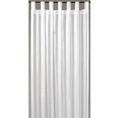 Arsvita Dekoschal Streifen halbtransparent Schlaufenschal 140x 175cm weiß - perlweiß