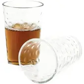 Almina 6er Set Teegläser Trinkglas Saftglas Wassergläser-Set aus Glas transparent